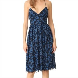 NWT LIKELY Chessington Lace Dress (Blue/Black) 2